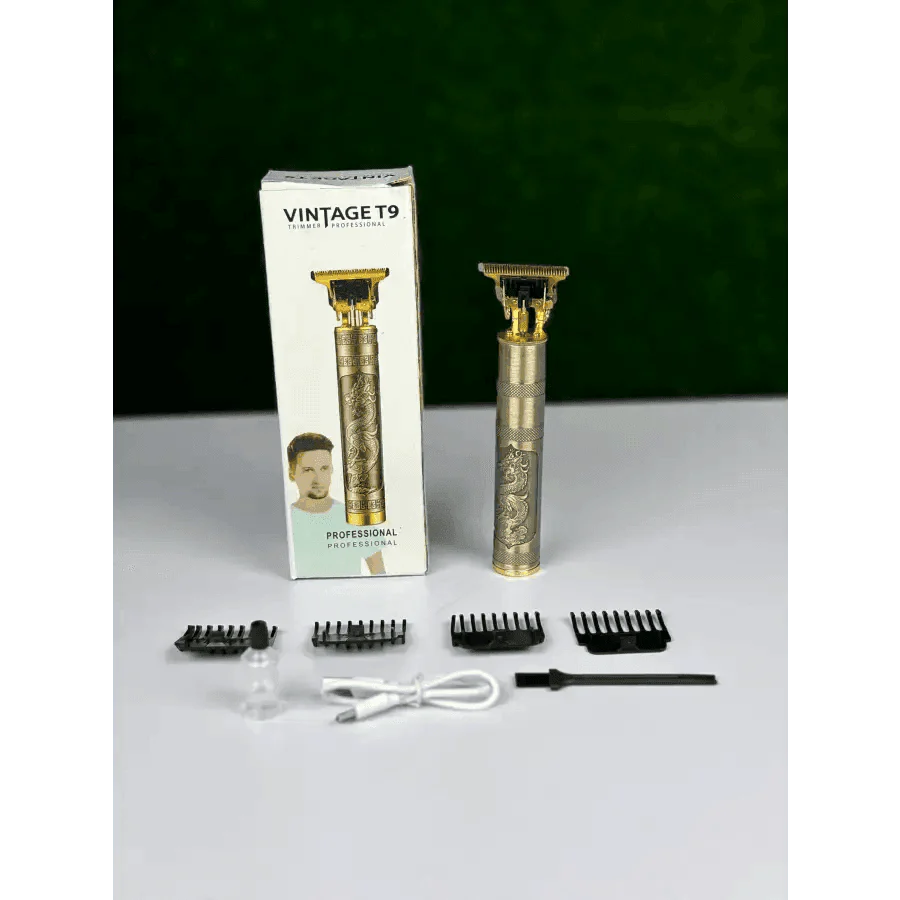 Type-C Rechargeble Vintage T9 Trimmer - রিচার্জেবল