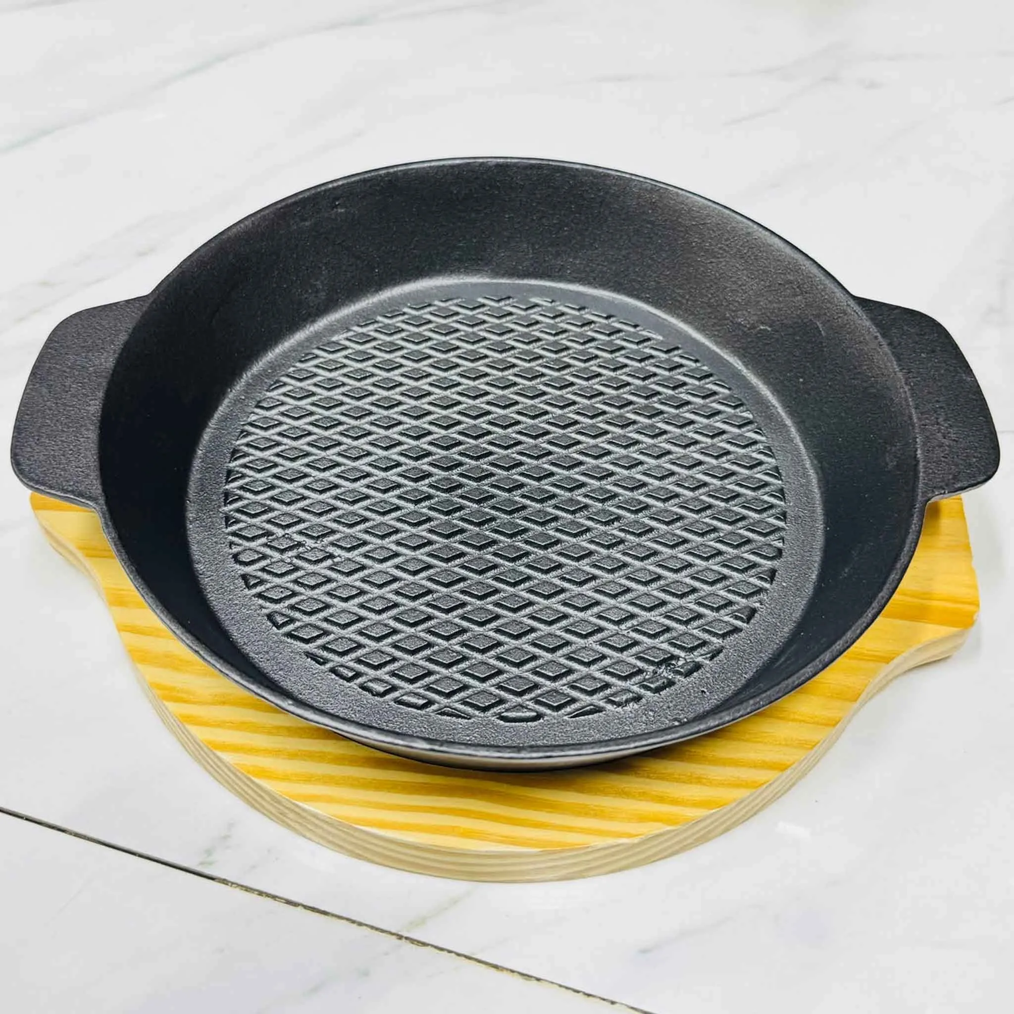 23CM Ceramic Sizzling dish( cast iron)