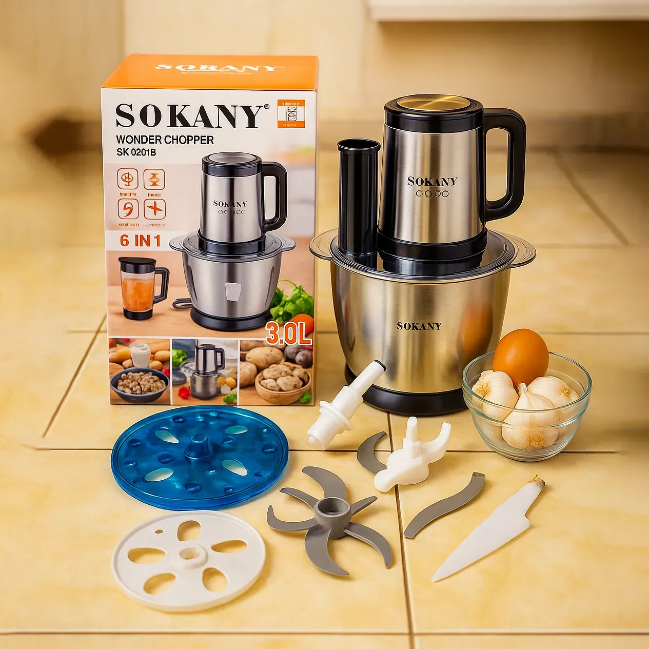 Sokany 6 In 1 Wonder Chopper