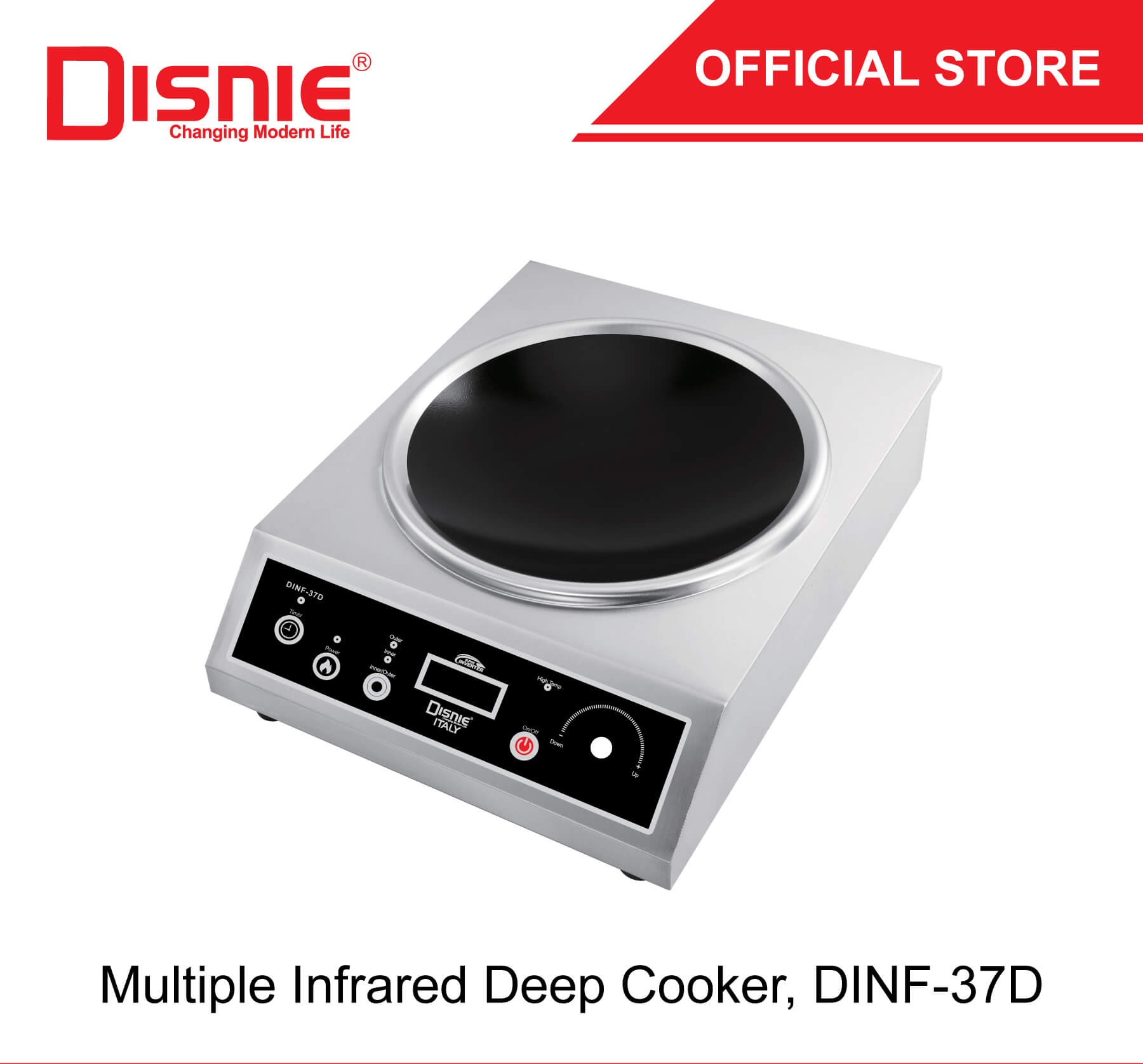 Disnie DINF-37D Deep Multi Pan Infrared Cooker