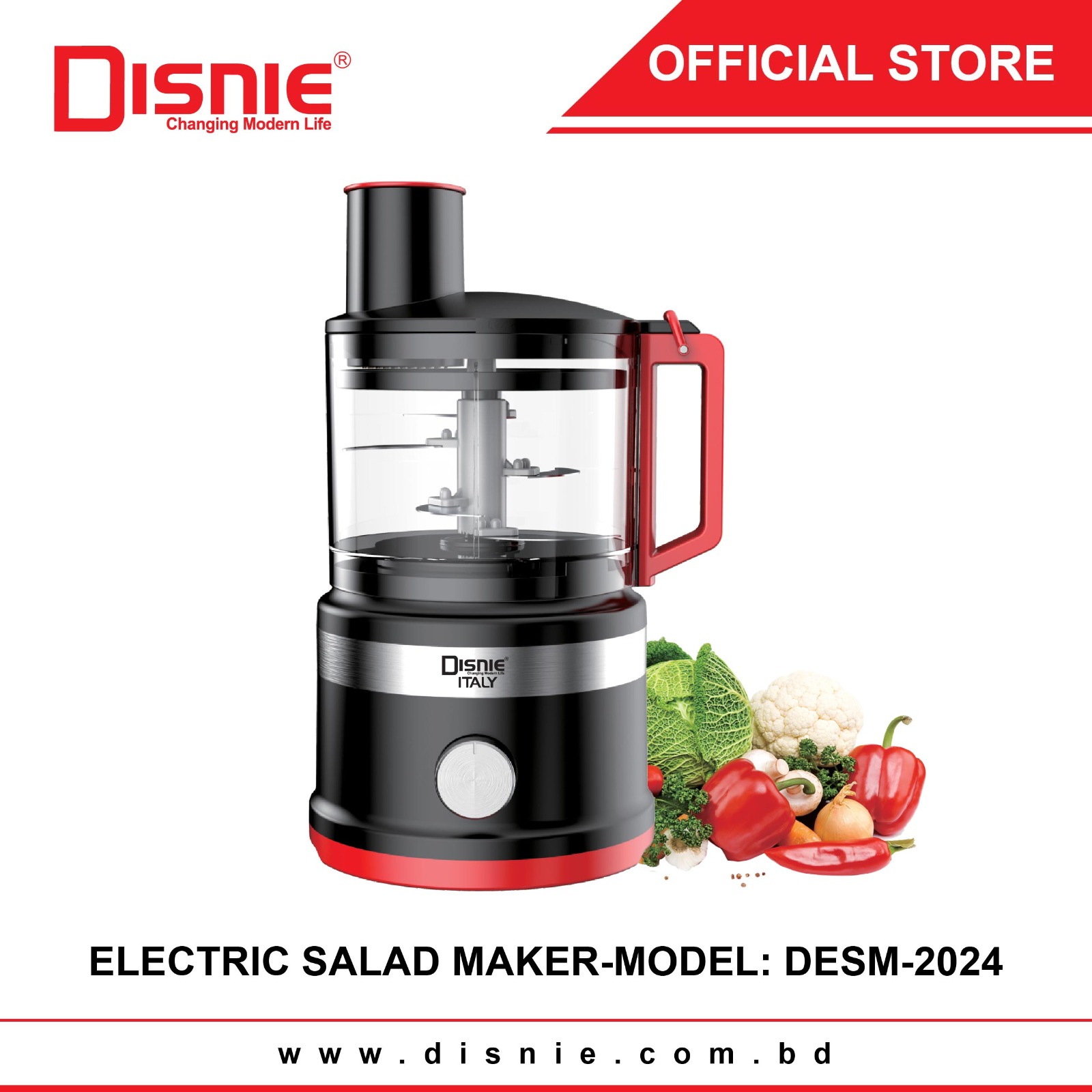 Disnie DESM-2024-Electric Food Processor