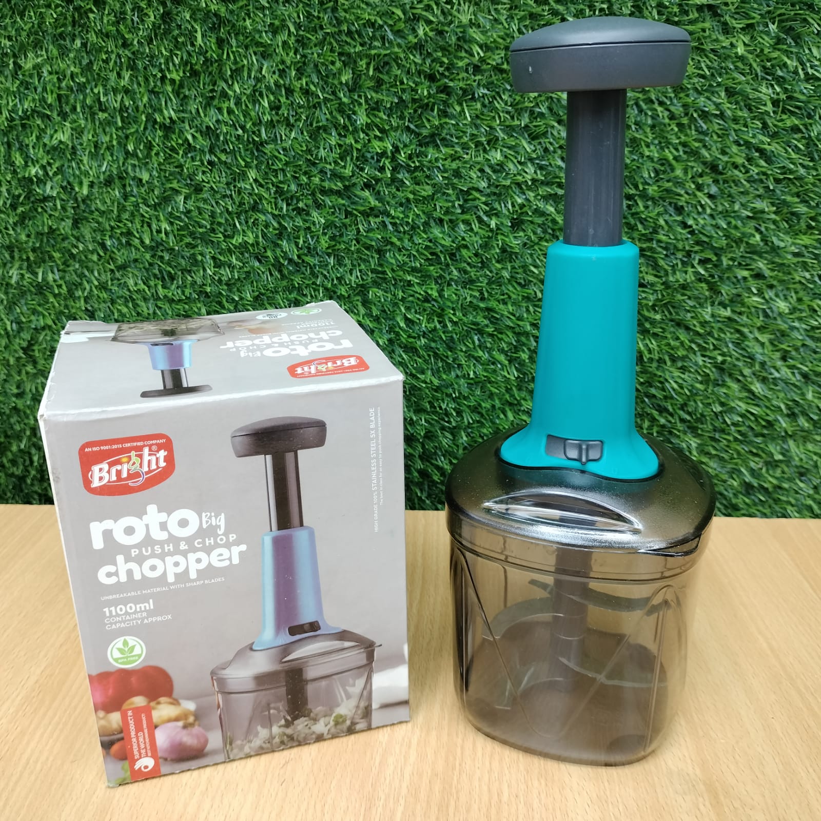 Hand Press Vegetable Chopper (1100 Ml)